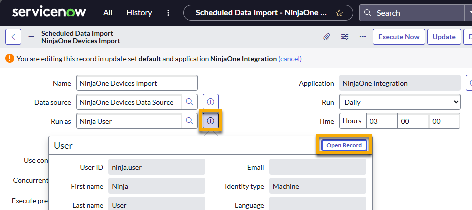 servicenow_run as user_open record.png